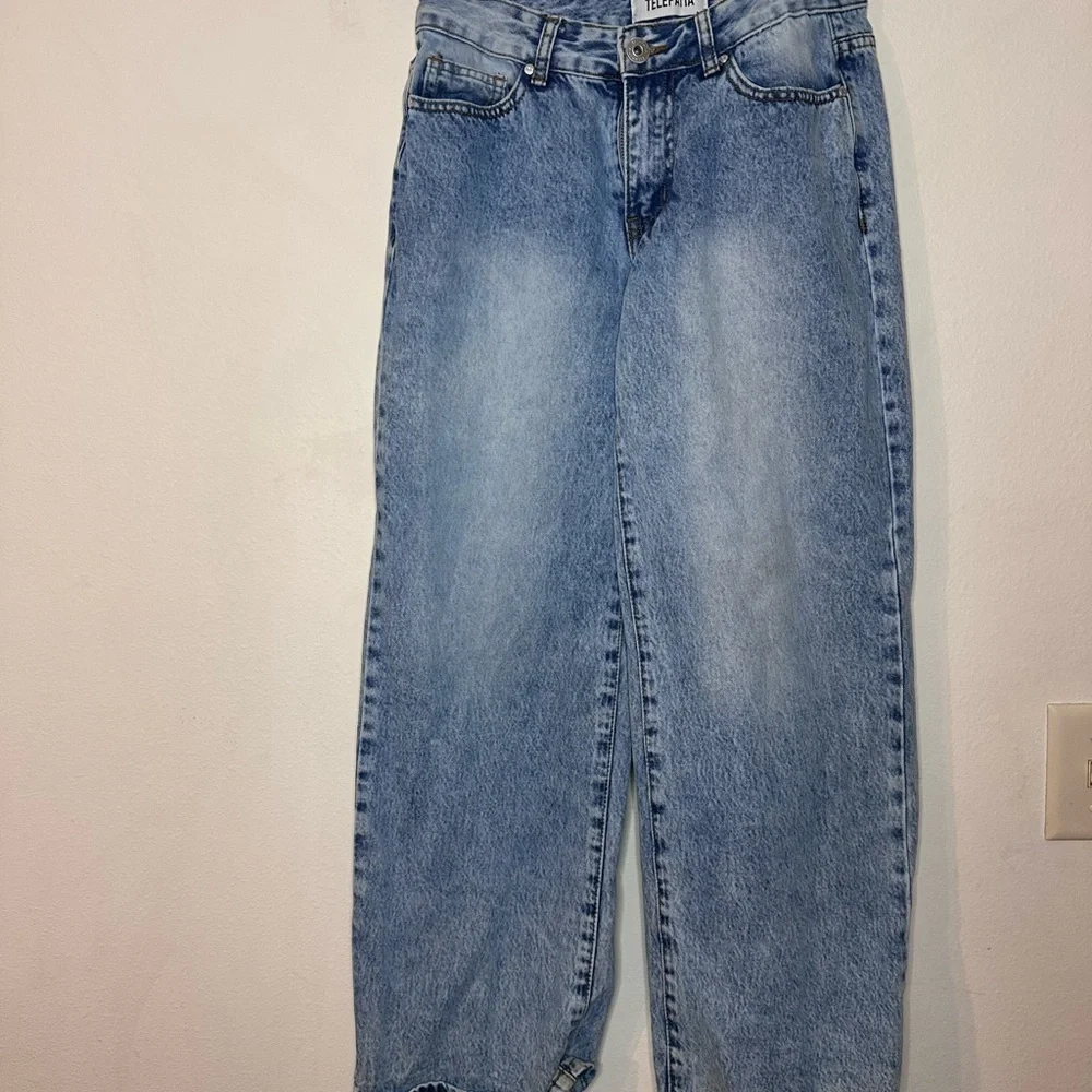 Classic Blue Straight Leg Jeans